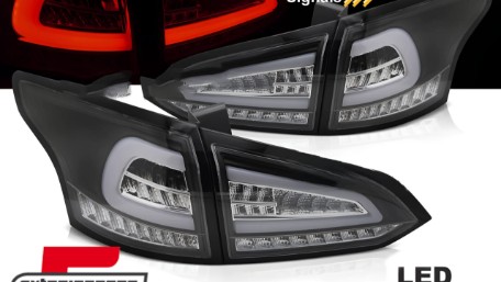 Full LED stražnja svjetla SEQ žmigavci (crna) / Ford Focus 3 karavan (2011-2018), LDFO80