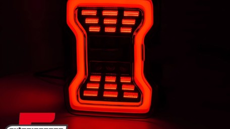 Full LED stražnja svjetla SEQ žmigavci (crna) / JEEP Wrangler JK (2007-2017), LDCH41