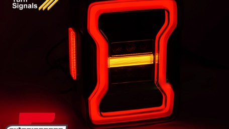 Full LED stražnja svjetla SEQ žmigavci (crna) / JEEP Wrangler JK (2007-2017), LDCH41
