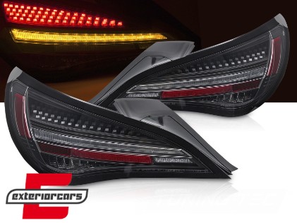Full LED stražnja svjetla SEQ žmigavci (crna) / Mercedes CLA C117 W117 (2013-2018), LDMEF3