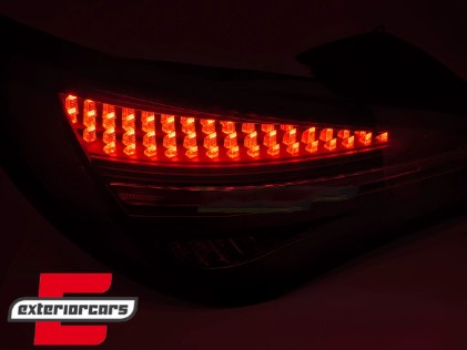 Full LED stražnja svjetla SEQ žmigavci (crna) / Mercedes CLA C117 W117 (2013-2018), LDMEF3