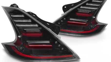 Full LED stražnja svjetla SEQ žmigavci (crna) / Nissan 370Z (2009-2020), LDNI12