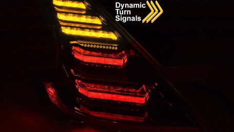 Full LED stražnja svjetla SEQ žmigavci (crna) / Nissan 370Z (2009-2020), LDNI12