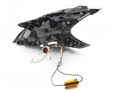 Full LED stražnja svjetla SEQ žmigavci (crna) / Nissan 370Z (2009-2020), LDNI12