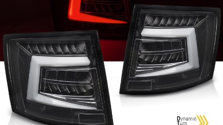 Full LED stražnja svjetla SEQ žmigavci (crna) / Škoda Octavia III karavan (2012-2016), LDSK20
