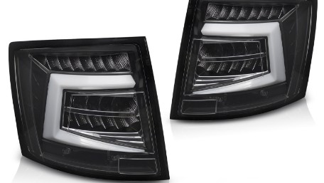 Full LED stražnja svjetla SEQ žmigavci (crna) / Škoda Octavia III karavan (2012-2016), LDSK20