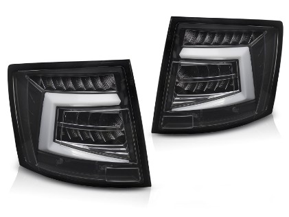 Full LED stražnja svjetla SEQ žmigavci (crna) / Škoda Octavia III karavan (2012-2016), LDSK20