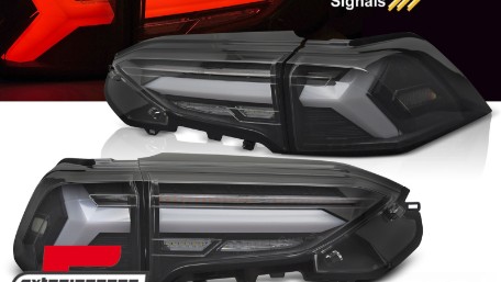 Full LED stražnja svjetla SEQ žmigavci (crna) / Toyota RAV4 (2019-2025), LDTO31