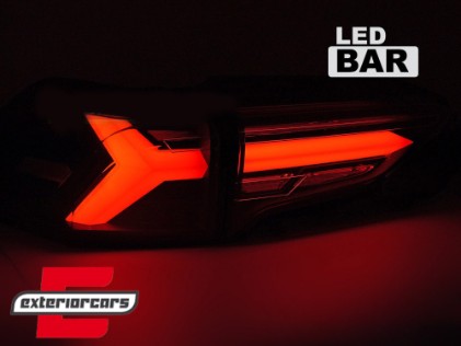 Full LED stražnja svjetla SEQ žmigavci (crna) / Toyota RAV4 (2019-2025), LDTO31
