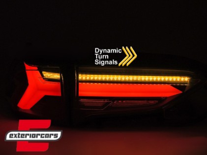 Full LED stražnja svjetla SEQ žmigavci (crna) / Toyota RAV4 (2019-2025), LDTO31