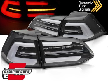 Full LED stražnja svjetla SEQ žmigavci (crna) / VW Golf 7 (2013-2017) karavan, LDVWS4