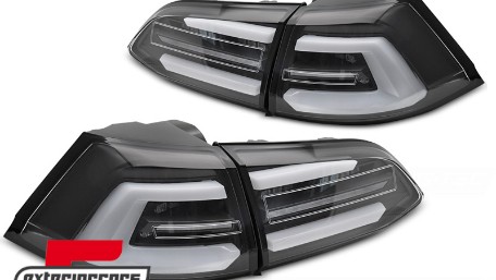 Full LED stražnja svjetla SEQ žmigavci (crna) / VW Golf 7.5 Facelift (2017-2020) karavan, LDVWS8