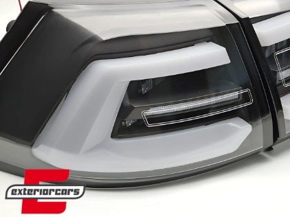 Full LED stražnja svjetla SEQ žmigavci (crna) / VW Golf 7.5 Facelift (2017-2020) karavan, LDVWS8