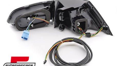 Full LED stražnja svjetla SEQ žmigavci (crna) / VW Golf 7.5 Facelift (2017-2020) karavan, LDVWS8
