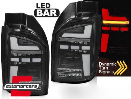 Full LED stražnja svjetla SEQ žmigavci (crna) / VW Transporter T6 (2020-), LDVWR9