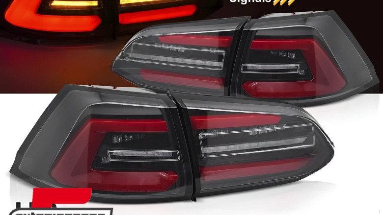 Full LED stražnja svjetla SEQ žmigavci (crna/bijela/crvena) / VW Golf 7.5 Facelift (2017-2020) karavan, LDVWT8