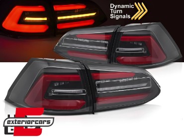 Full LED stražnja svjetla SEQ žmigavci (crna/bijela/crvena) / VW Golf 7.5 Facelift (2017-2020) karavan, LDVWT8