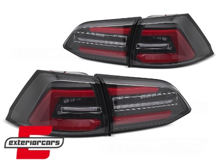 Full LED stražnja svjetla SEQ žmigavci (crna/bijela/crvena) / VW Golf 7.5 Facelift (2017-2020) karavan, LDVWT8