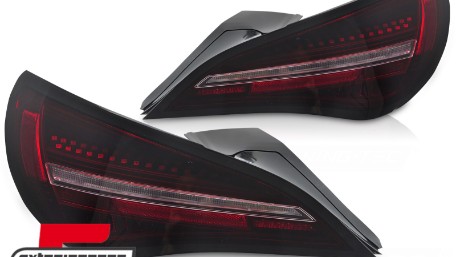 Full LED stražnja svjetla SEQ žmigavci (crna/crvena) / Mercedes CLA C117 W117 (2013-2018), LDMEF5