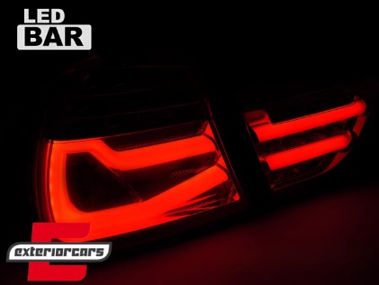 Full LED stražnja svjetla SEQ žmigavci (crna/smoke) / BMW serije 3 E90 LCI (2008-2011) limuzina, LDBMN2