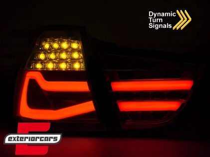 Full LED stražnja svjetla SEQ žmigavci (crna/smoke) / BMW serije 3 E90 LCI (2008-2011) limuzina, LDBMN2