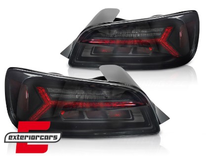 Full LED stražnja svjetla SEQ žmigavci (crna/smoke) / Honda S2000 (2000-2003), LDHO15