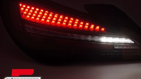 Full LED stražnja svjetla SEQ žmigavci (crna/smoke) / Mercedes CLA C117 W117 (2013-2018), LDMEF4