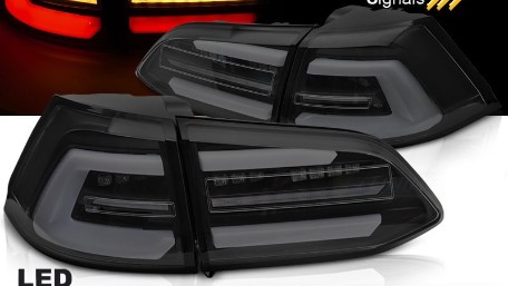 Full LED stražnja svjetla SEQ žmigavci (crna/smoke) / VW Golf 7 (2013-2017) karavan, LDVWZ5