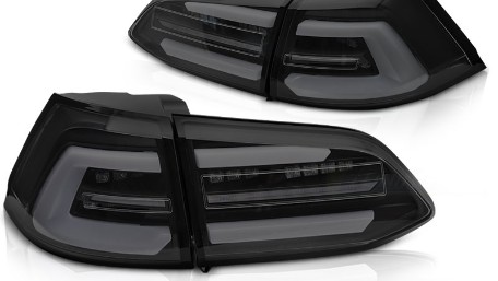 Full LED stražnja svjetla SEQ žmigavci (crna/smoke) / VW Golf 7.5 Facelift (2017-2020) karavan, LDVWZ6
