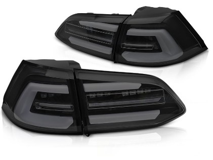 Full LED stražnja svjetla SEQ žmigavci (crna/smoke) / VW Golf 7.5 Facelift (2017-2020) karavan, LDVWZ6