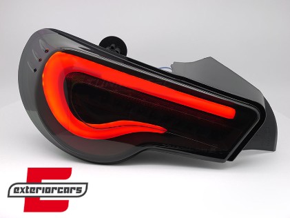 Full LED stražnja svjetla SEQ žmigavci (crna/smoke/crvena) / Toyota GT86 (2012-2019), LDTO40