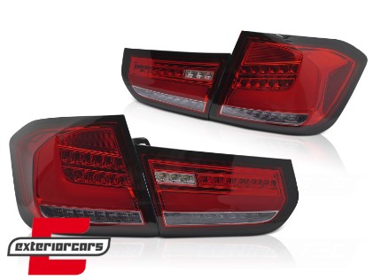 Full LED stražnja svjetla SEQ žmigavci (crvena) / BMW serije 3 F30 F35 (2011-2014), LDBMJ5