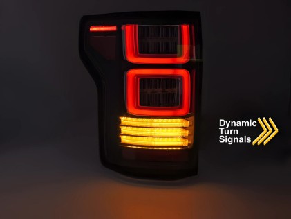 Full LED stražnja svjetla SEQ žmigavci (crvena) / FORD F150 Mk13 (2014-2020), LDFO95