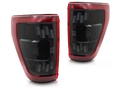Full LED stražnja svjetla SEQ žmigavci (crvena) / Ford F150 XIV (2020-2023), LDFOA4
