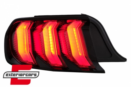 Full LED stražnja svjetla SEQ žmigavci (crvena) / Ford Mustang VI S550 (2015-2022), LDFO89