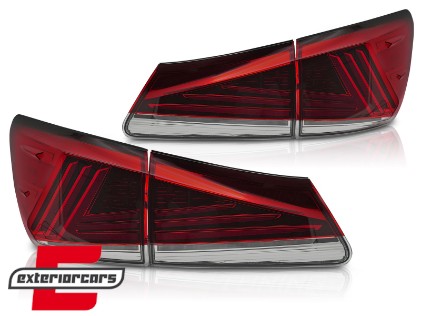 Full LED stražnja svjetla SEQ žmigavci (crvena) / Lexus IS XE20 (2006-2012), LDLE16