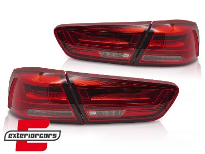 Full LED stražnja svjetla SEQ žmigavci (crvena) / Mitsubishi Lancer 8 limuzina (2007-2017), LDMI11