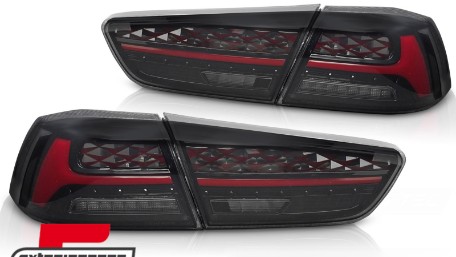 Full LED stražnja svjetla SEQ žmigavci (crvena) / Mitsubishi Lancer 8 limuzina (2007-2017), LDMI13