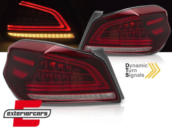 Full LED stražnja svjetla SEQ žmigavci (crvena) / Subaru WRX (2014-2021), LDSU11