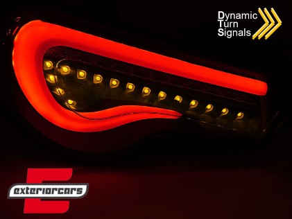 Full LED stražnja svjetla SEQ žmigavci (crvena) / Toyota GT86 (2012-2019), LDTO35