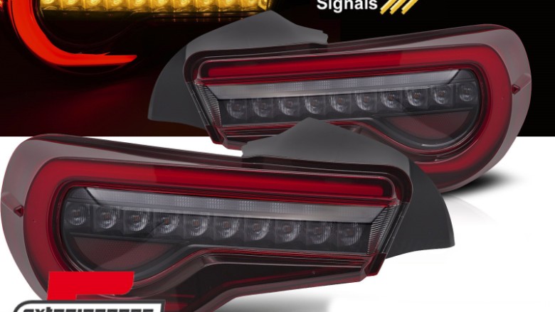 Full LED stražnja svjetla SEQ žmigavci (crvena) / Toyota GT86 (2012-2021), LDTO53