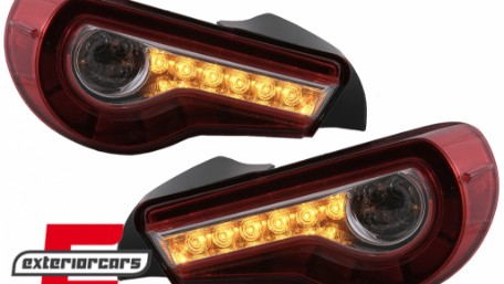 Full LED stražnja svjetla SEQ žmigavci (crvena) / Toyota GT86 (2012-2021), LDTO53