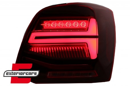 Full LED stražnja svjetla SEQ žmigavci (crvena) / VW Polo 6R 6C (2009-2017), LDVWV4