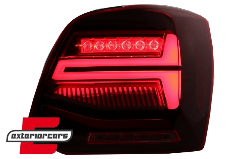 Full LED stražnja svjetla SEQ žmigavci (crvena) / VW Polo 6R 6C (2009-2017), LDVWV4