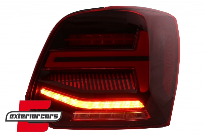 Full LED stražnja svjetla SEQ žmigavci (crvena) / VW Polo 6R 6C (2009-2017), LDVWV4