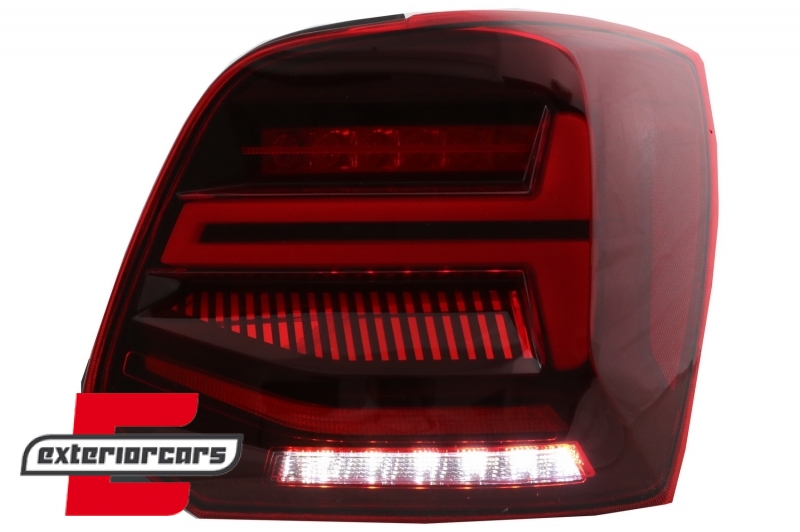 Full LED stražnja svjetla SEQ žmigavci (crvena) / VW Polo 6R 6C (2009-2017), LDVWV4