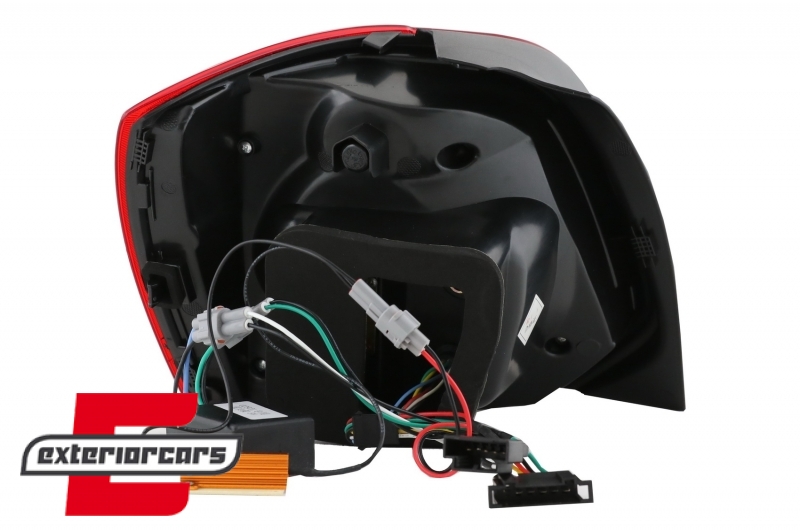Full LED stražnja svjetla SEQ žmigavci (crvena) / VW Polo 6R 6C (2009-2017), LDVWV4