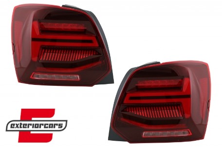 Full LED stražnja svjetla SEQ žmigavci (crvena) / VW Polo 6R 6C (2009-2017), LDVWV4