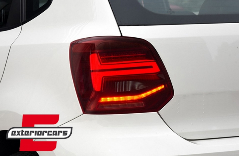 Full LED stražnja svjetla SEQ žmigavci (crvena) / VW Polo 6R 6C (2009-2017), LDVWV4