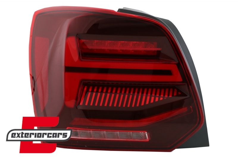Full LED stražnja svjetla SEQ žmigavci (crvena) / VW Polo 6R 6C (2009-2017), LDVWV4